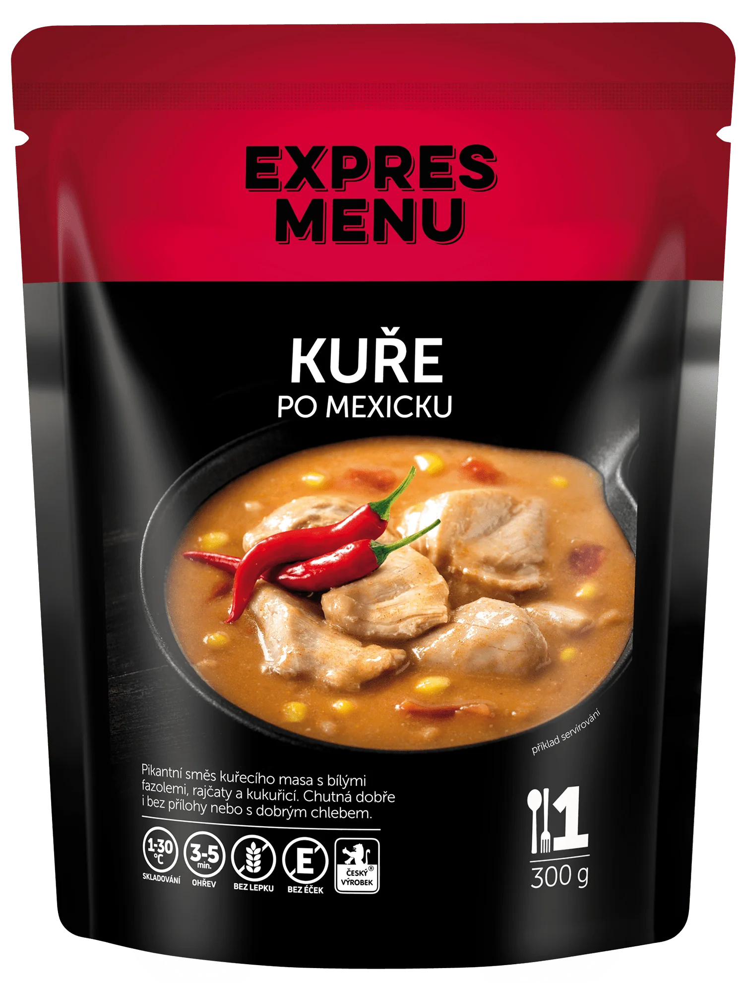EXPRES MENU Kuře po mexicku 300 g (1 porce)