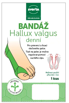 Svorto 026 Bandáž Hallux Valgus denní pravá 1 ks