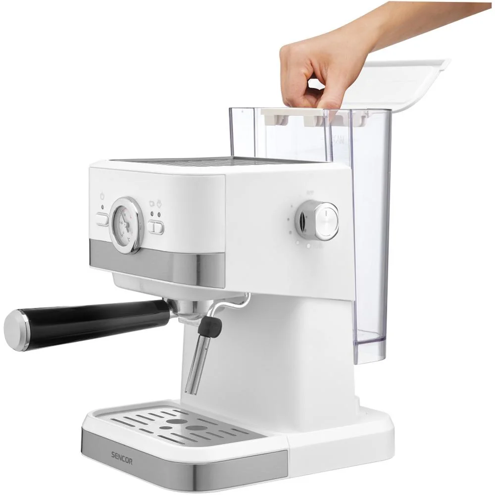 SENCOR SES 1720WH Espresso pákový kávovar bílý