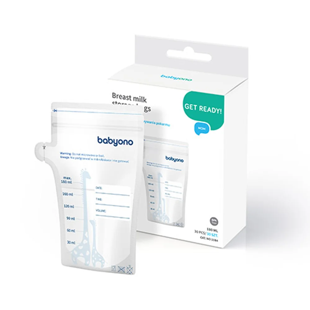 Babyono Sáčky na mateřské mléko 180 ml 30 ks