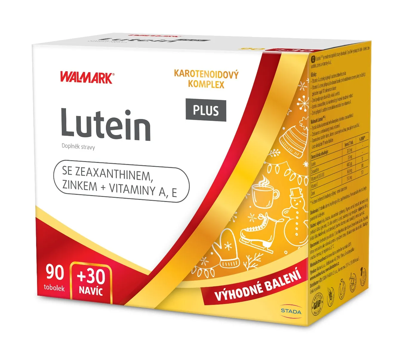 Walmark Lutein Plus 90+30 tobolek navíc