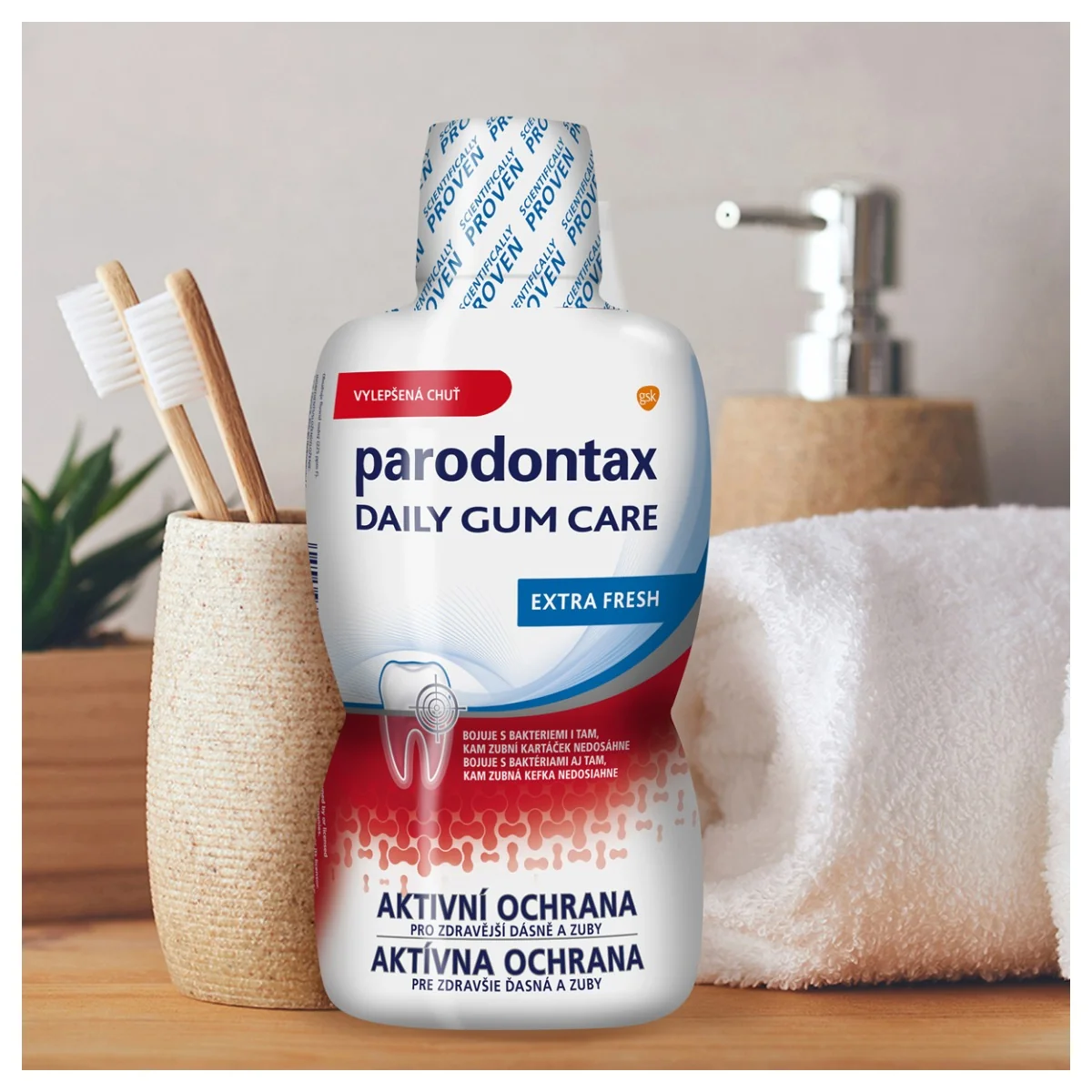 Parodontax Daily Gum Care Extra Fresh ústní voda 500 ml