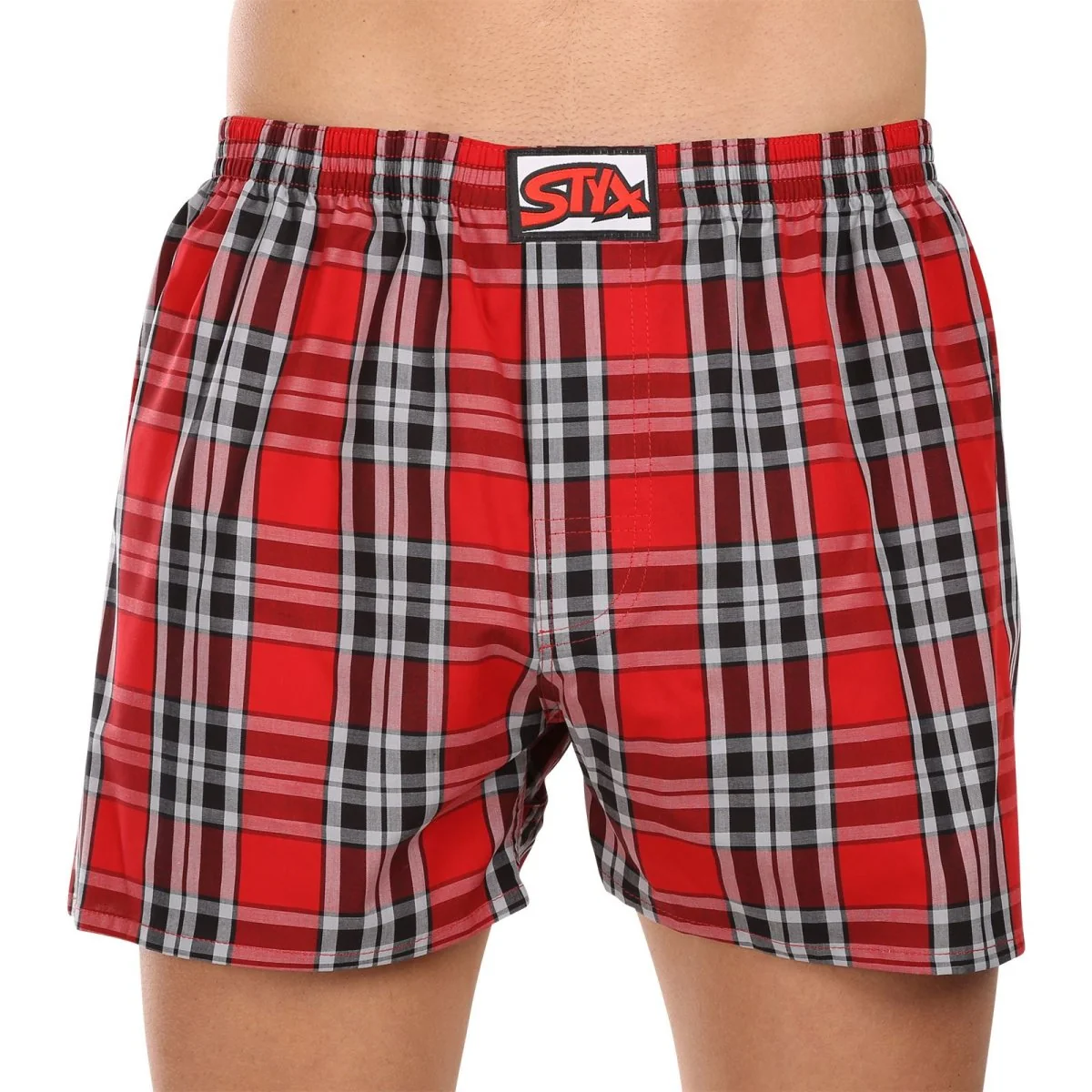 Styx 3PACK pánské trenky klasická guma vícebarevné (3A102329) XL