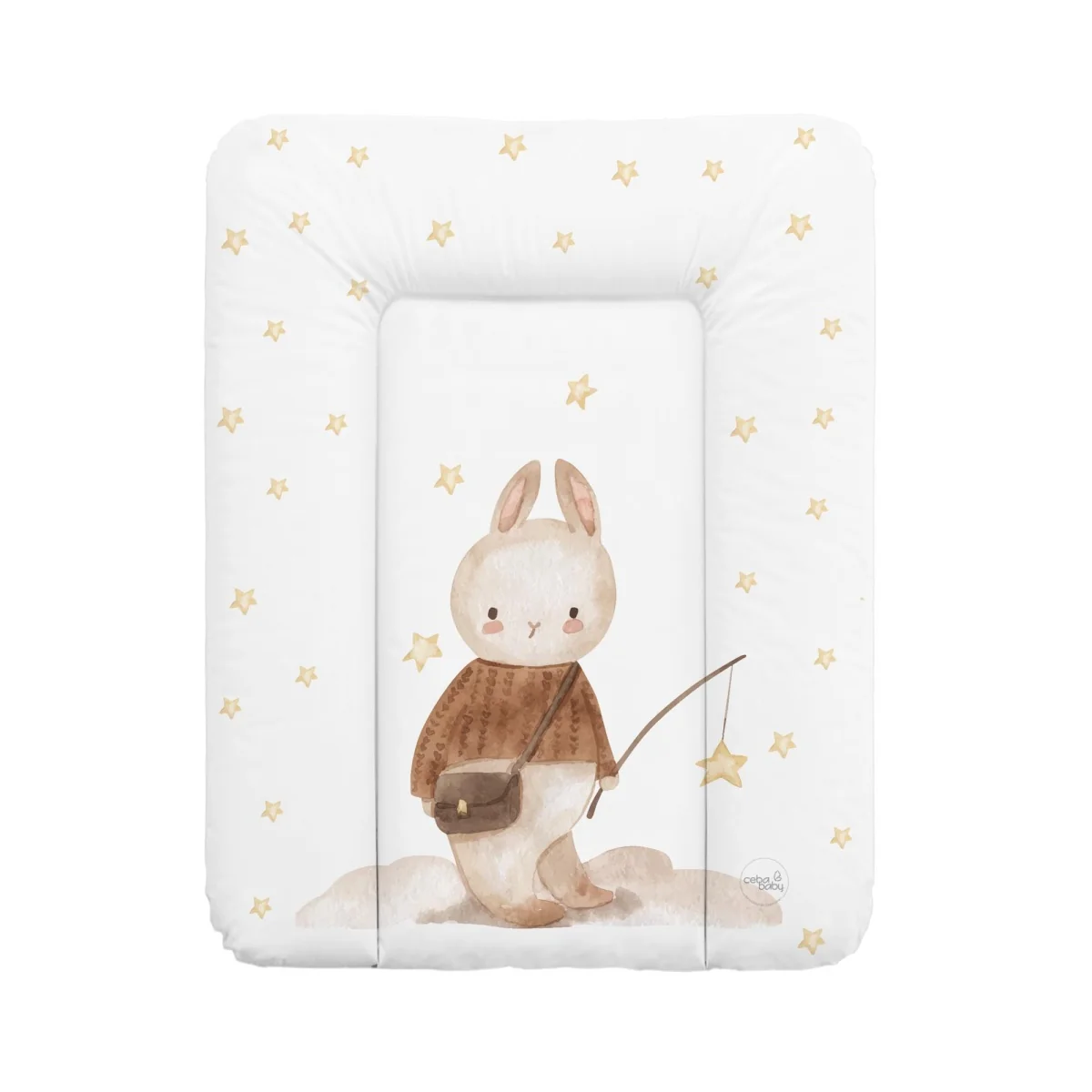 Ceba Měkká přebalovací podložka 50×70 cm Basic – na komodu pro miminko - Bunny 