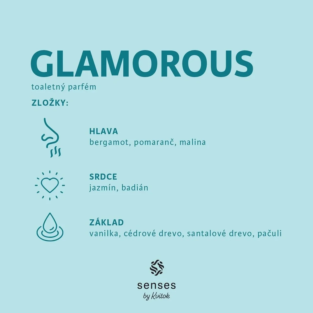 Kvitok Senses Toaletní parfém Glamorous (30 ml)