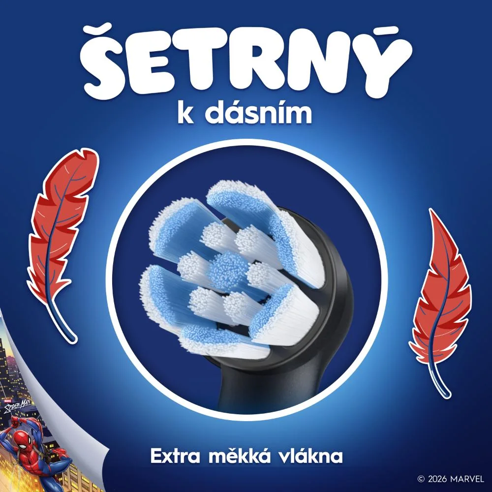 Oral-B iO Kids 6+ Spiderman náhradní hlavice 4 ks
