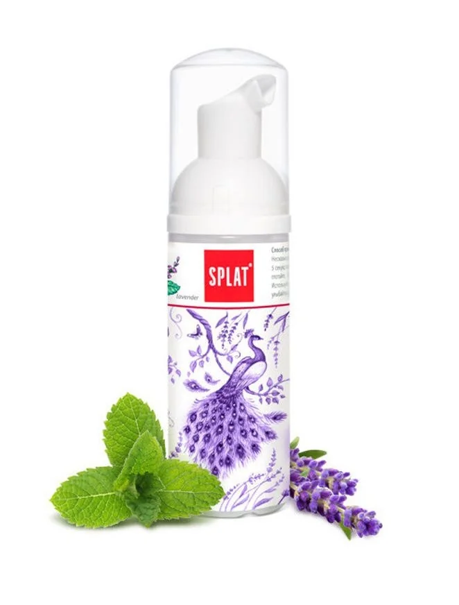 SPLAT Čisticí pěna na zuby a dásně 2v1 50 ml levandule