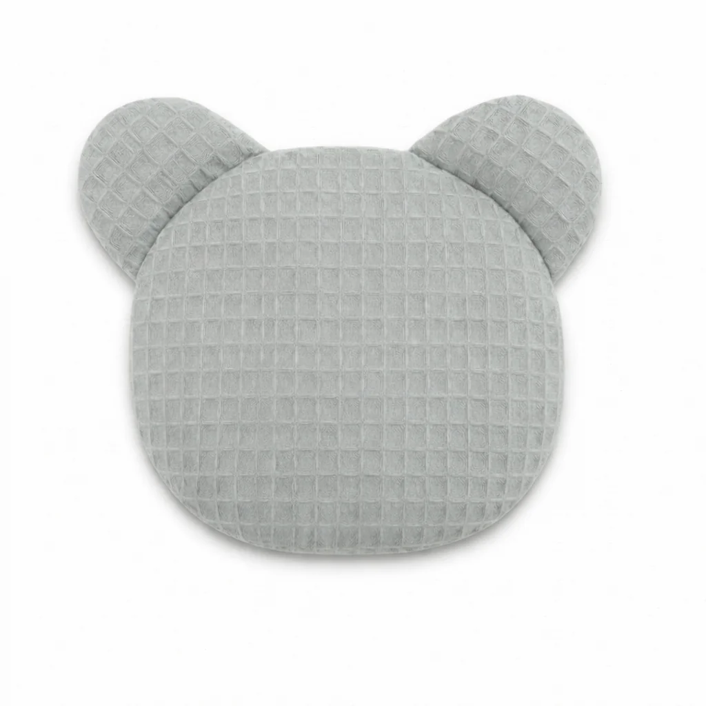 BocioLand Nahřívací polštářek TEDDY s třešňovými pecičkami a levandulí - šedý