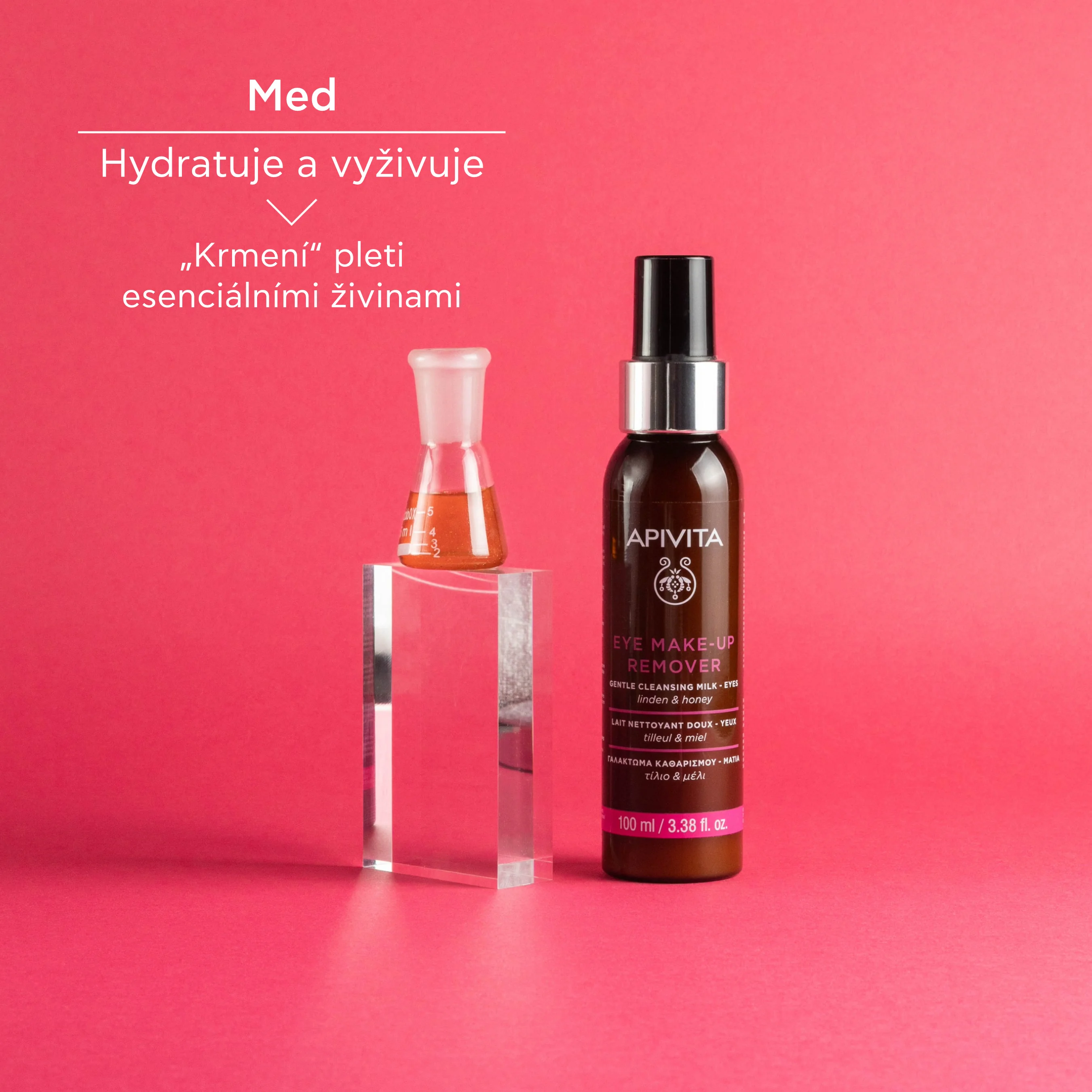 APIVITA Eye Make-Up Remover jemné čisticí mléko na oči 100 ml
