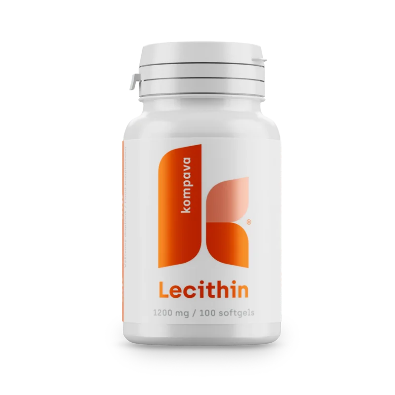 KOMPAVA Lecitin 1200mg/100kapslí