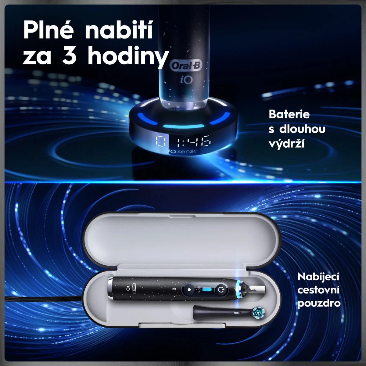Oral-B iO Series 10 Black Spreckels elektrický zubní kartáček