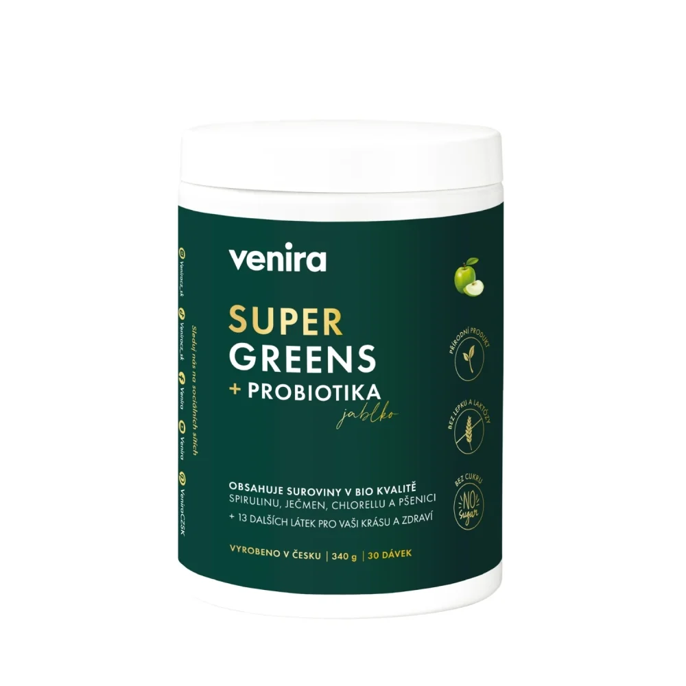 VENIRA Super Greens jablko 340 g