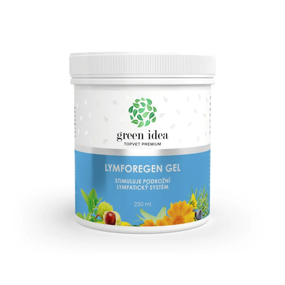 Green idea Lymforegen masážní gel 250 ml