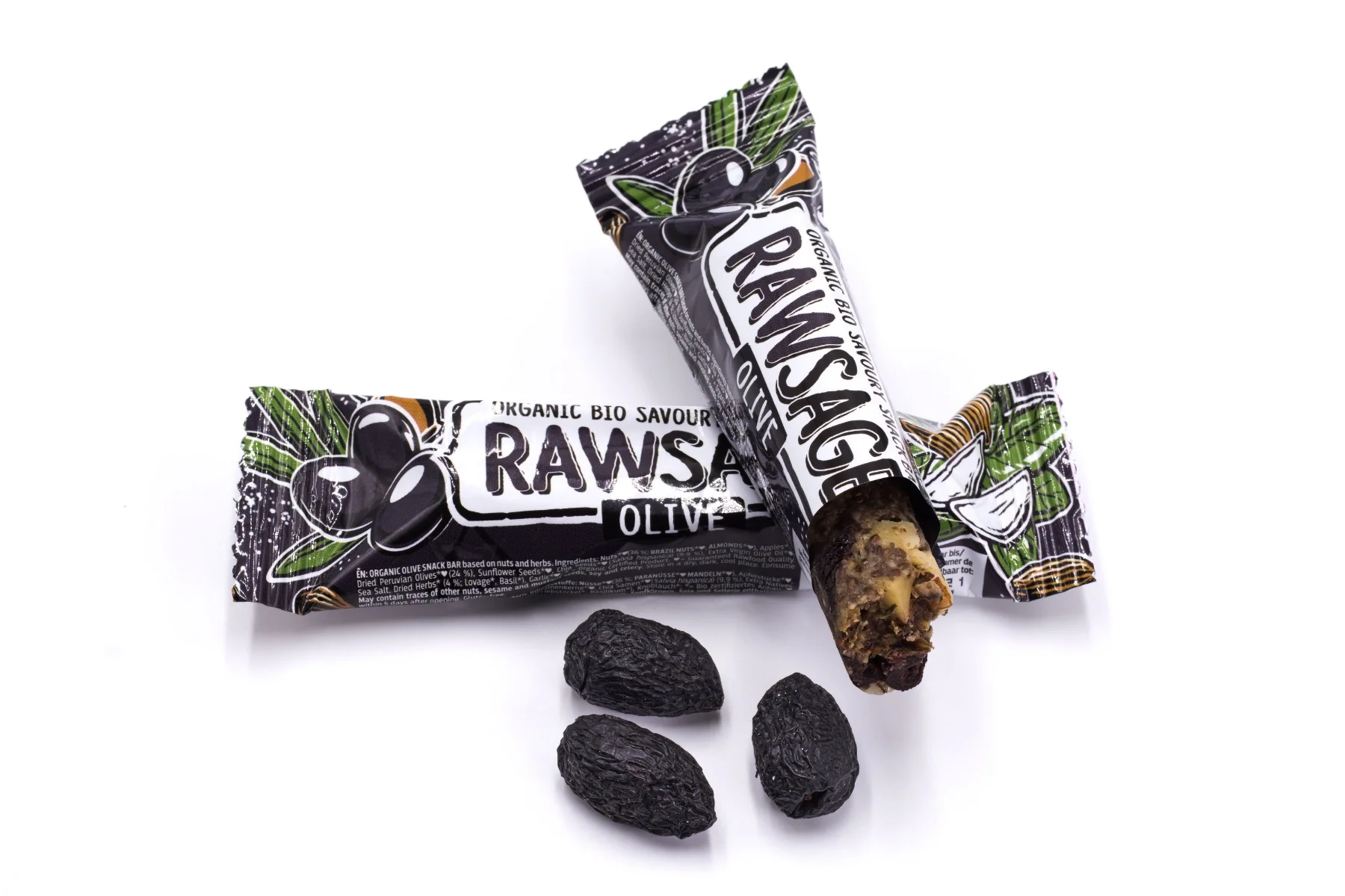 LifeFood Rawsage vegan klobáska olivová RAW BIO 25 g