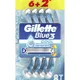 Gillette Blue3 Cool pánské jednorázové holítko 6+2 ks