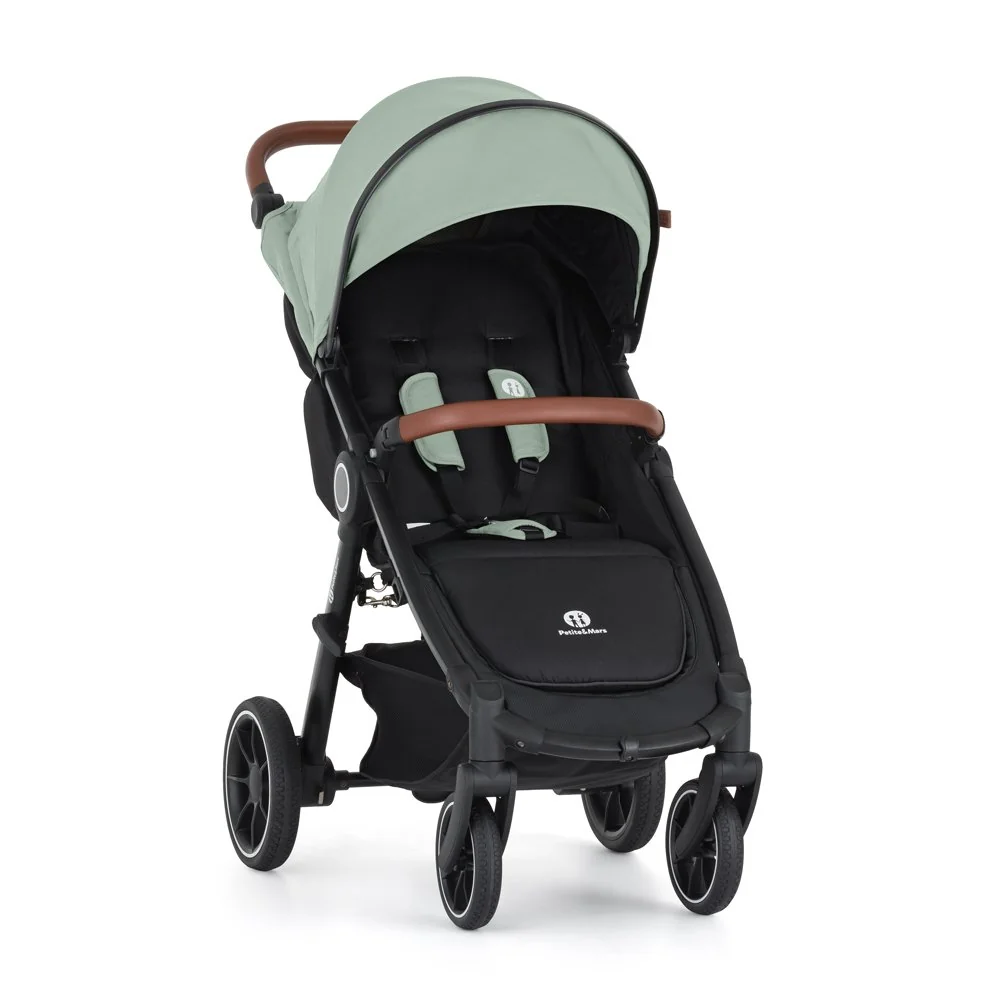 Petite&Mars Kočárek sportovní Street2 RWS Oak Iron Green