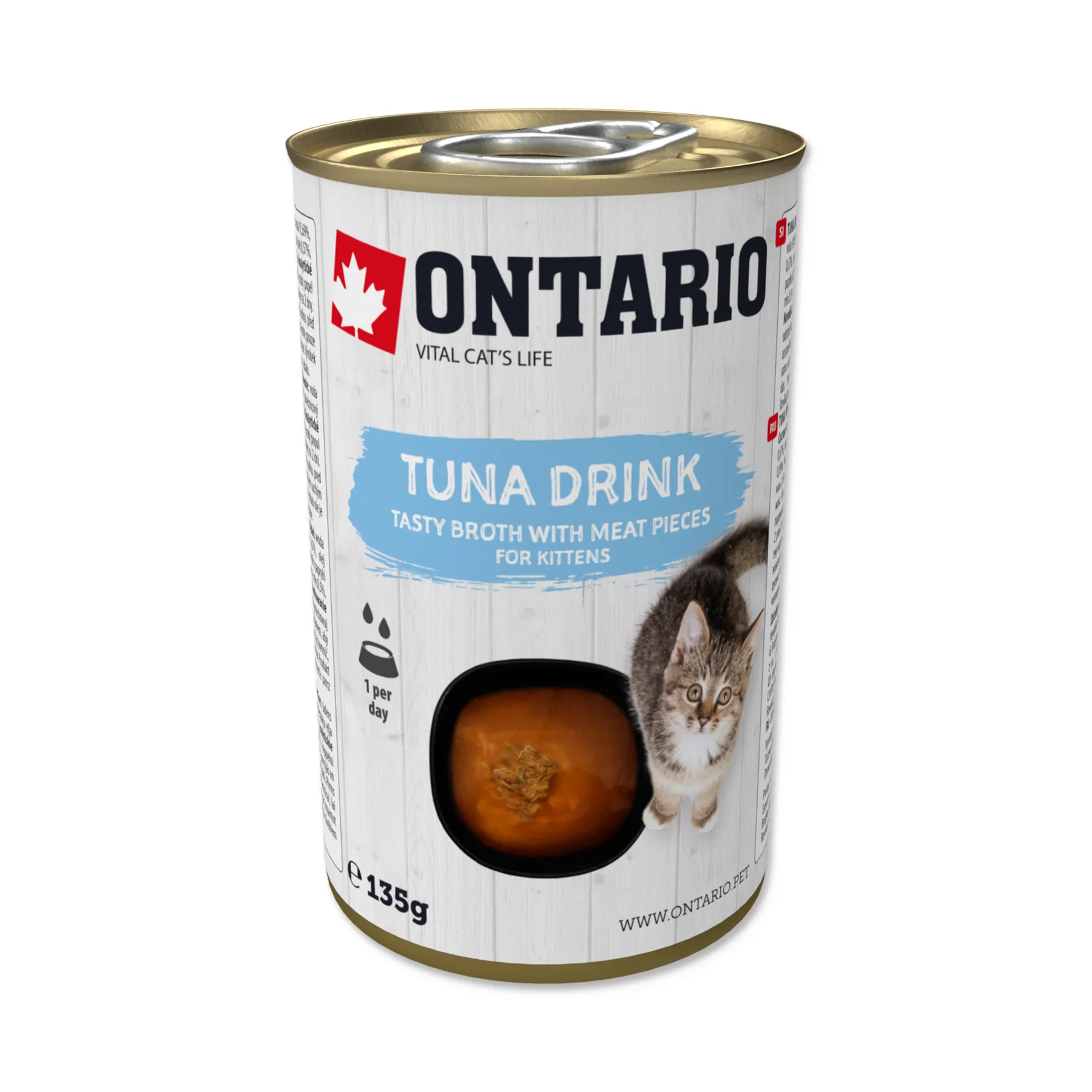 Ontario Kitten Drink tuňák 135 g