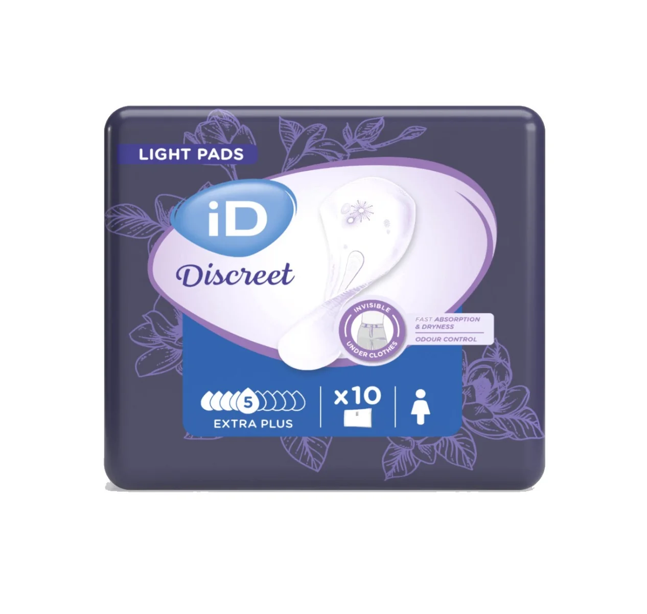 iD Discreet Light Extra Plus inkontinenční vložky 10 ks
