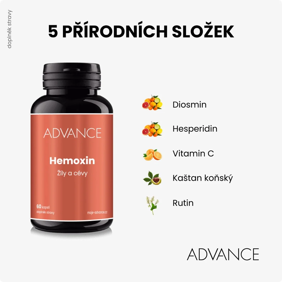 ADVANCE Hemoxin žíly a cévy 60 kapslí