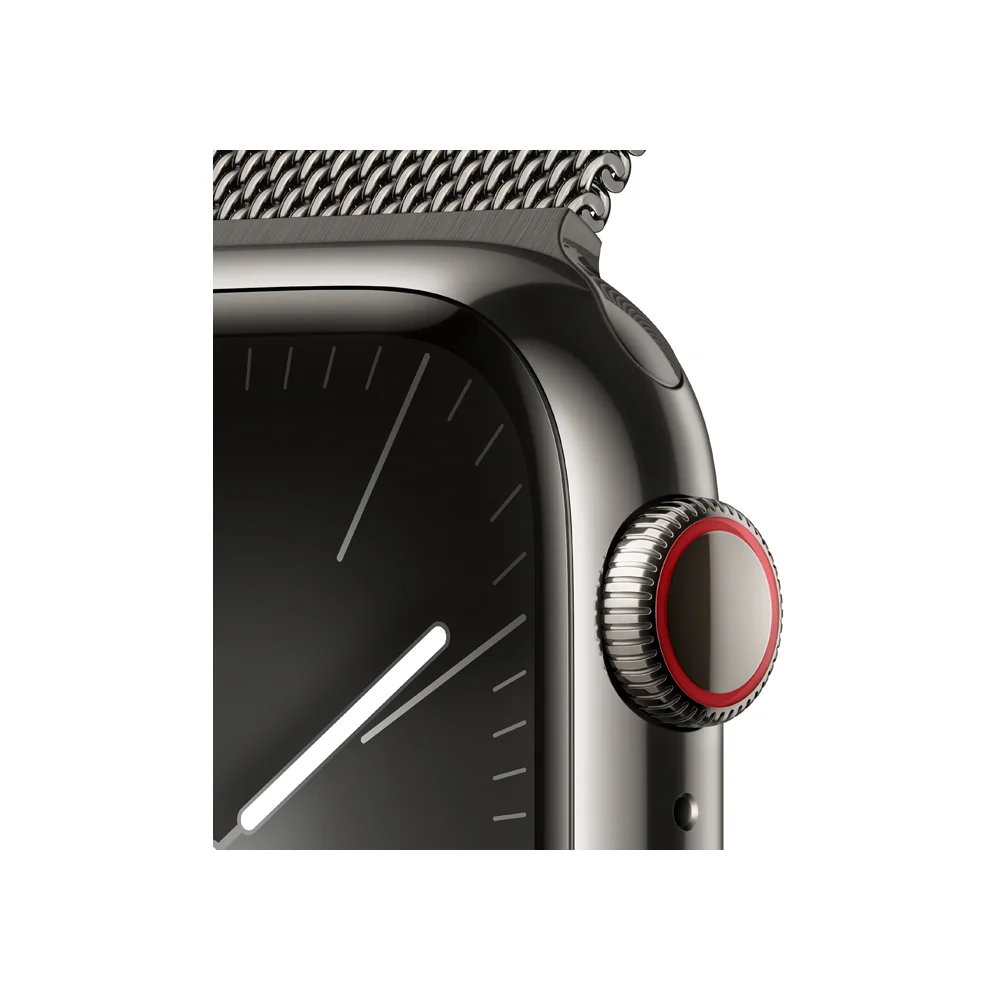 Apple Watch S9 Cellular 41 mm Milanese loop smart hodinky Graphite