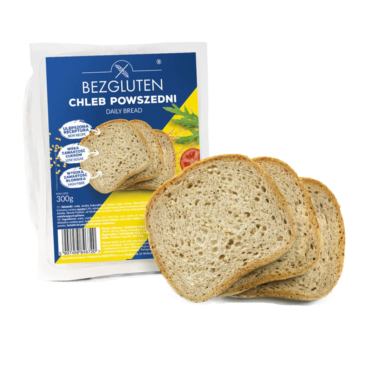 BEZGLUTEN Chléb denní bez lepku 300 g