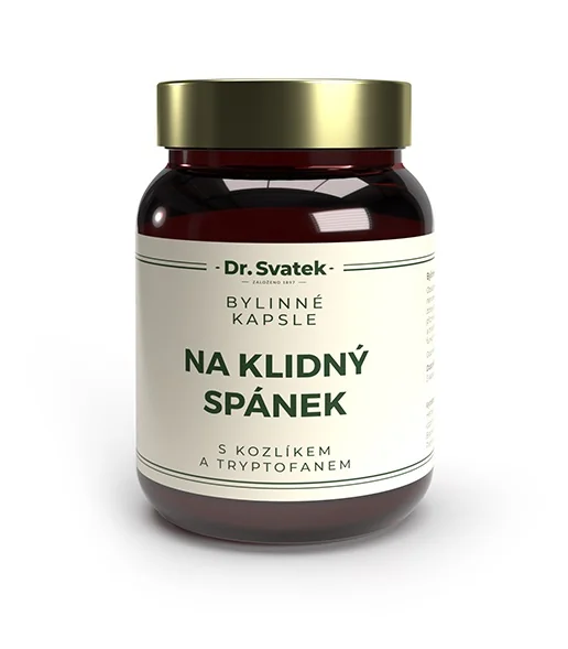 Dr. Svatek Bylinné kapsle Na klidný spánek s kozlíkem a tryptofanem 90 kapslí