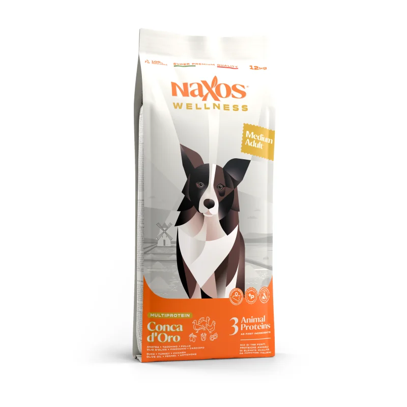 Adragna NAXOS wellness adult medium kuřecí, krůtí, kachní 12kg