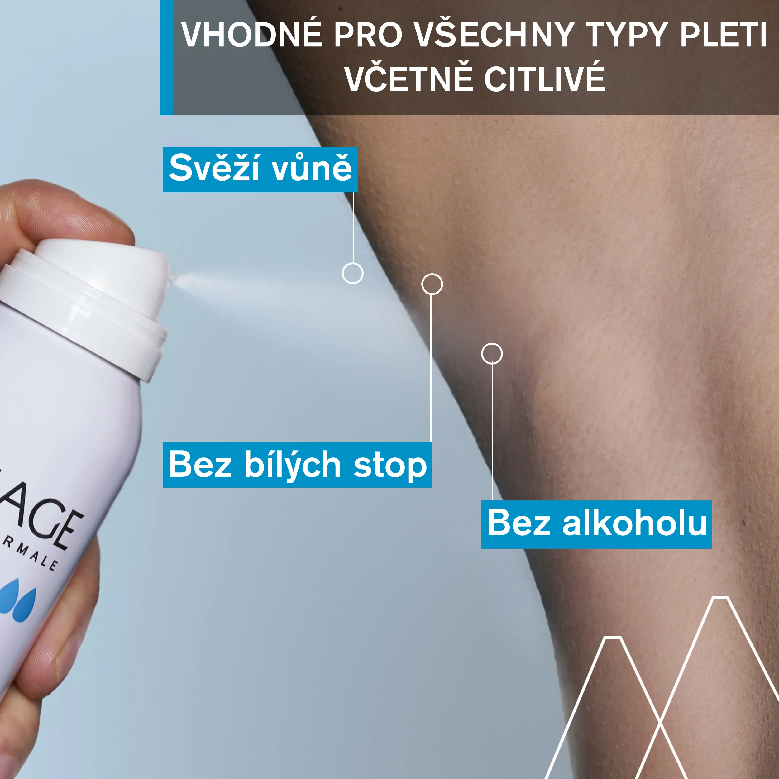 Uriage Deodorant Fresh sprej 125 ml