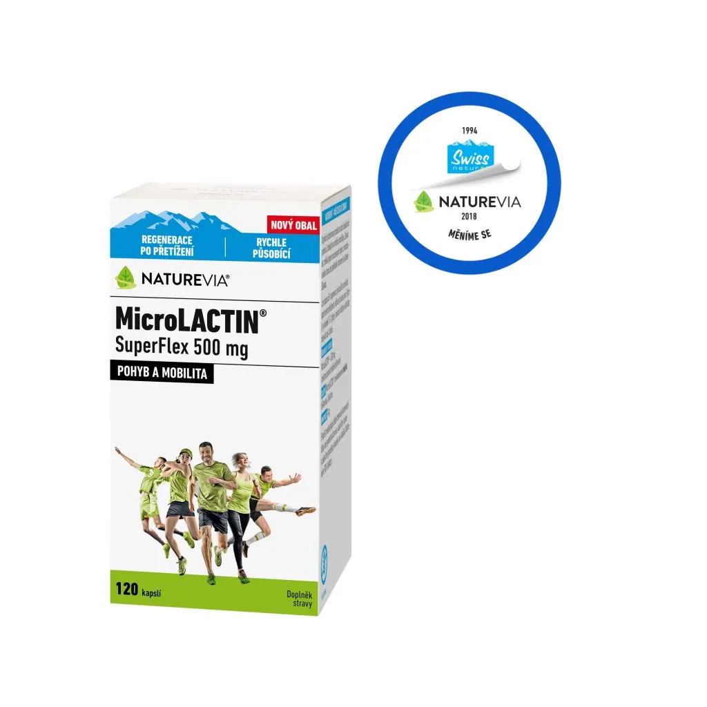 NatureVia MicroLACTIN SuperFlex 500 mg 120 kapslí