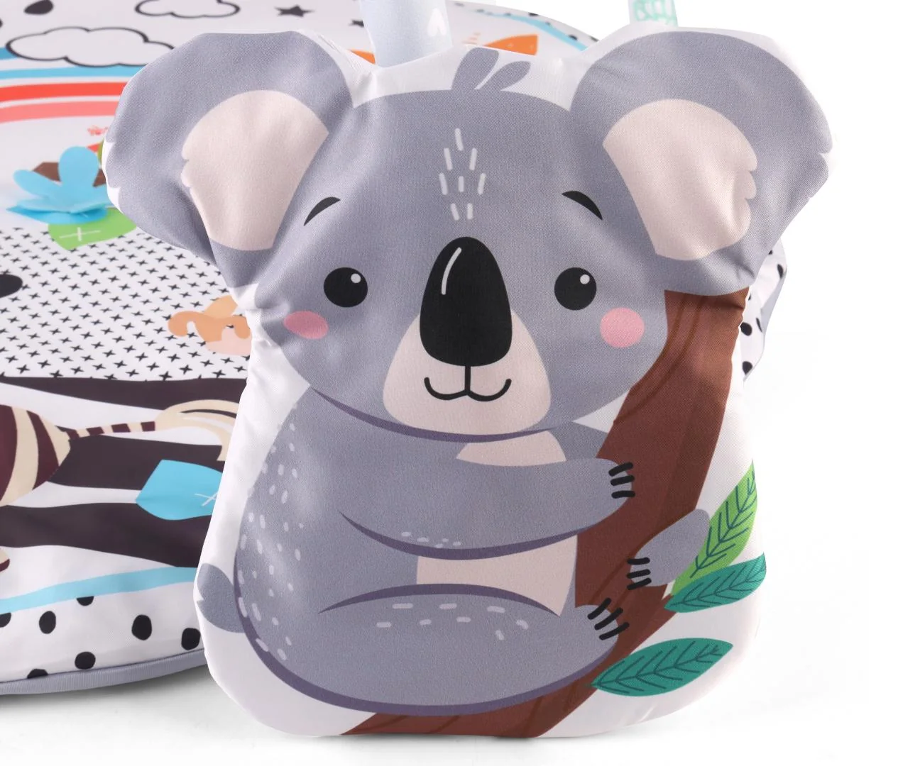 Milly Mally Dětská hrací deka TinyMini Koala s hrazdou – edukační podložka pro miminko 