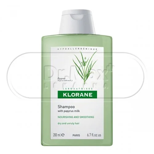 KLORANE Šampon na nepoddajné vlasy papyrus 200ml