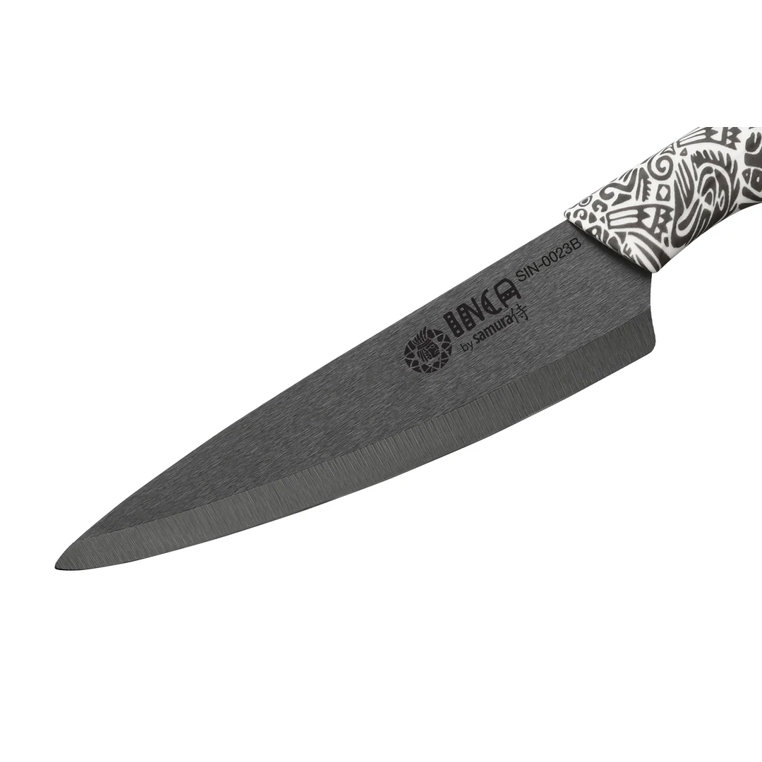 Samura INCA Univerzální keramický nůž 15,5 cm s čepelí z černé zirkonie (SIN-023B)