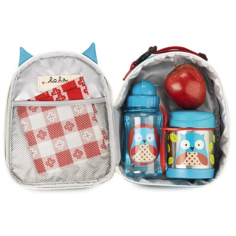SKIP HOP Zoo Termoska na jídlo se lžičkou/vidličkou Sovička 325 ml, 3r+