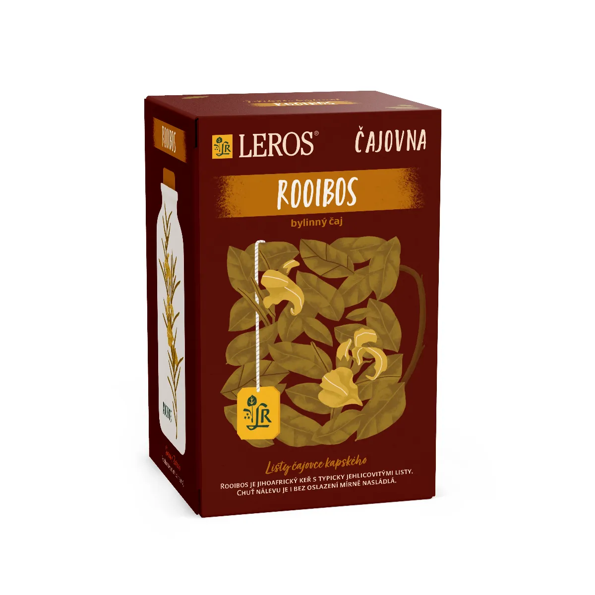 Leros Čajovna Rooibos porcovaný čaj 20x2 g