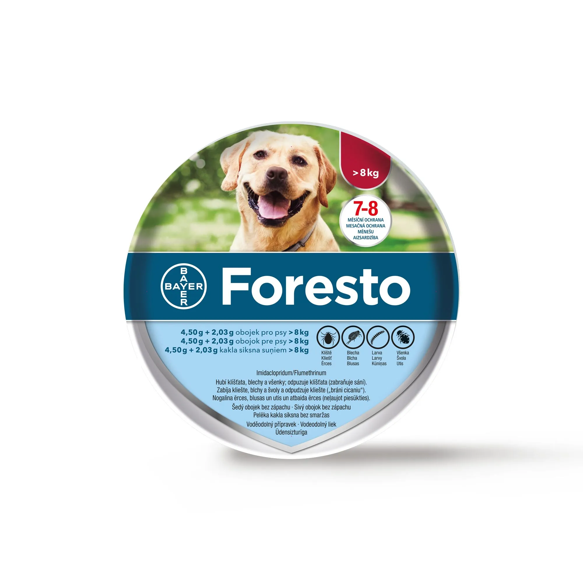 Foresto 4,50 g + 2,03 g obojek pro psy nad 8 kg 70 cm 1 ks