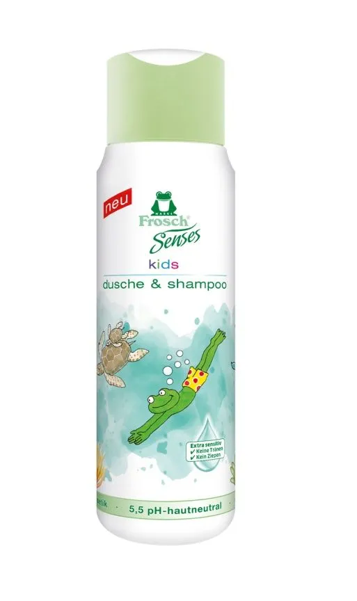 Frosch Senses Sprchový gel a šampon pro děti EKO 300 ml