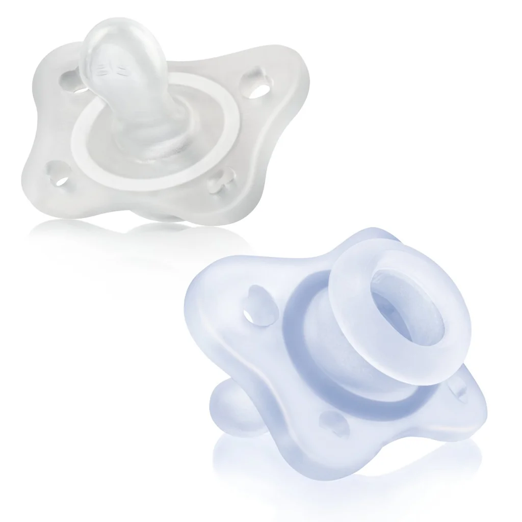 Chicco Dudlík Physioforma® Mini Soft silikonový klučičí 0–2 m 2 ks