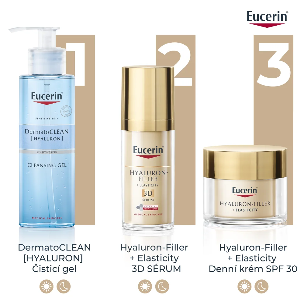 Eucerin Hyaluron-Filler + Elasticity noční krém proti vráskám 50 ml náhradní náplň