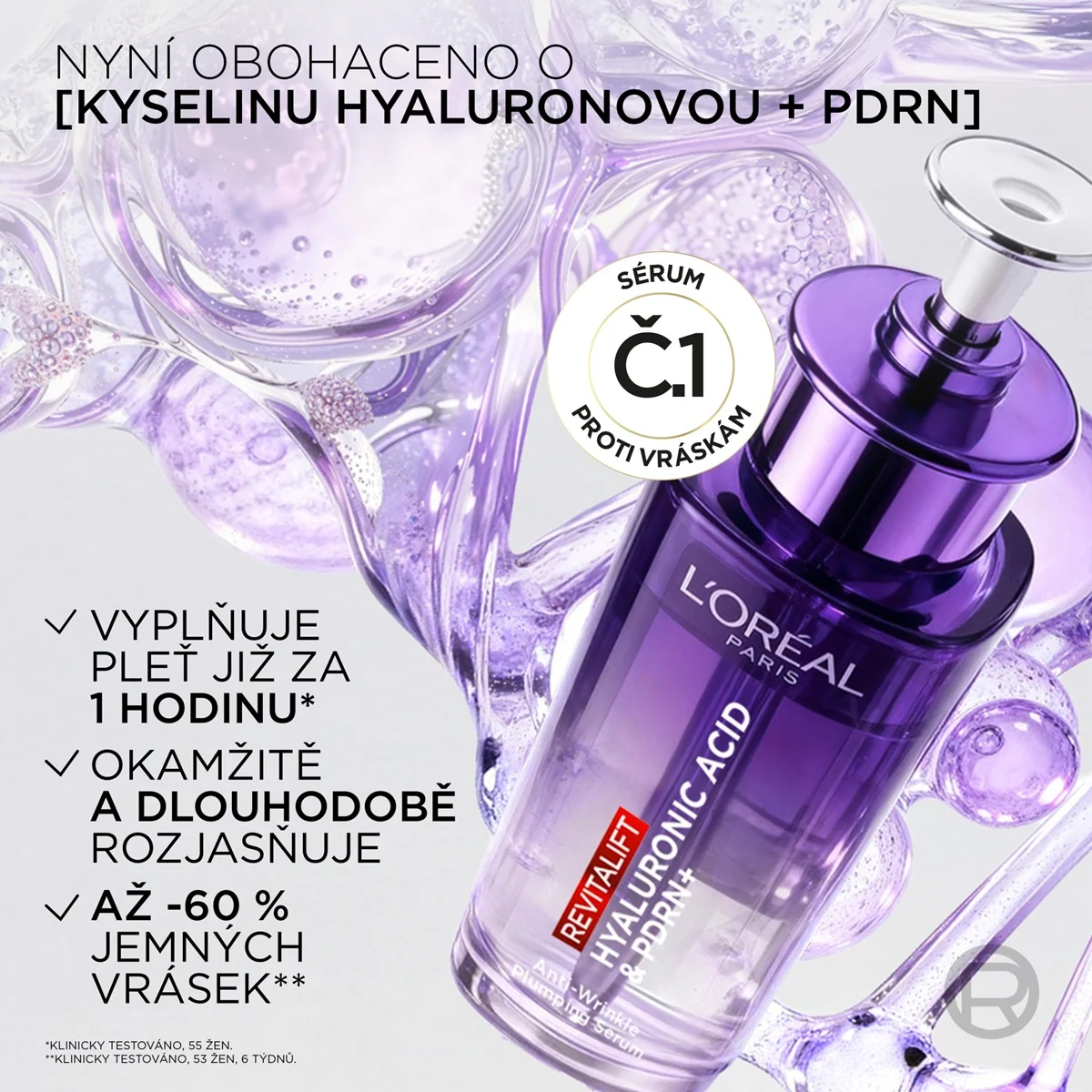 L'Oréal Paris Revitalift Filler Hyaluron vyplňující sérum s kyselinou hyaluronovou + PDRN 30 ml