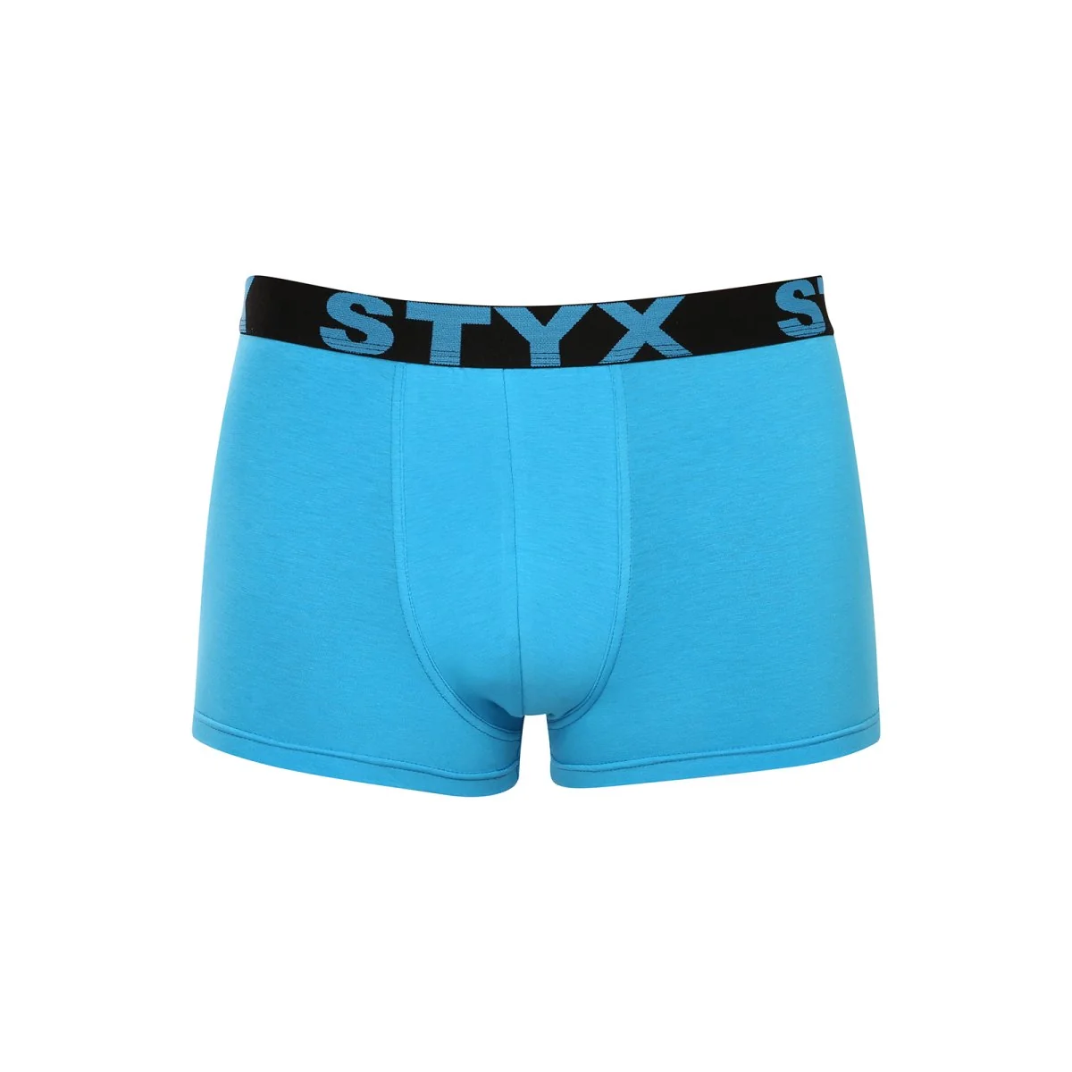 Styx Pánské boxerky sportovní guma světle modré (G1169) L