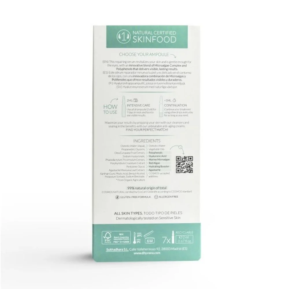 Dhyvana Přírodní obnovující hydratační sérum Cellular Repair 7x2 ml