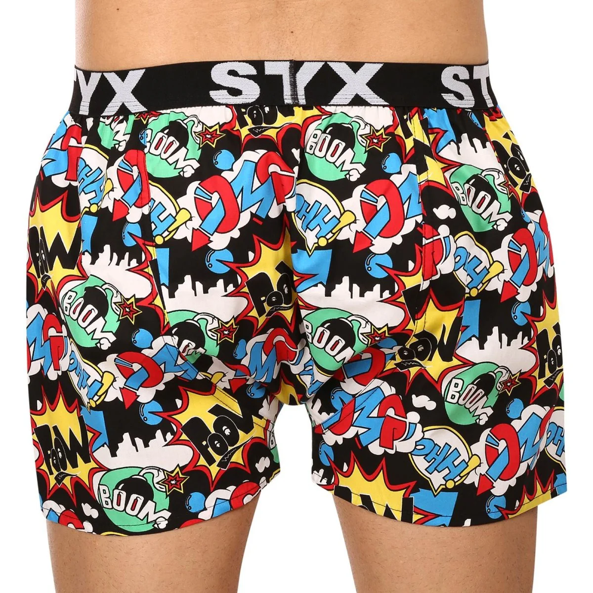 Styx Pánské trenky art sportovní guma OMG (B1456) L