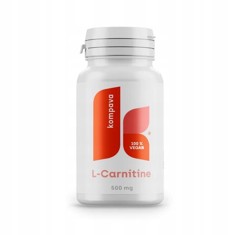 KOMPAVA L-karnitin 500mg/90 kapslí