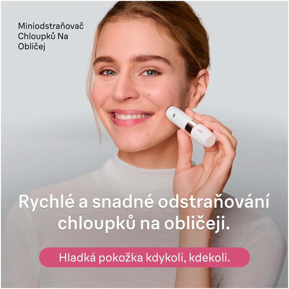 Braun FS1000 mini odstraňovač chloupků bílý
