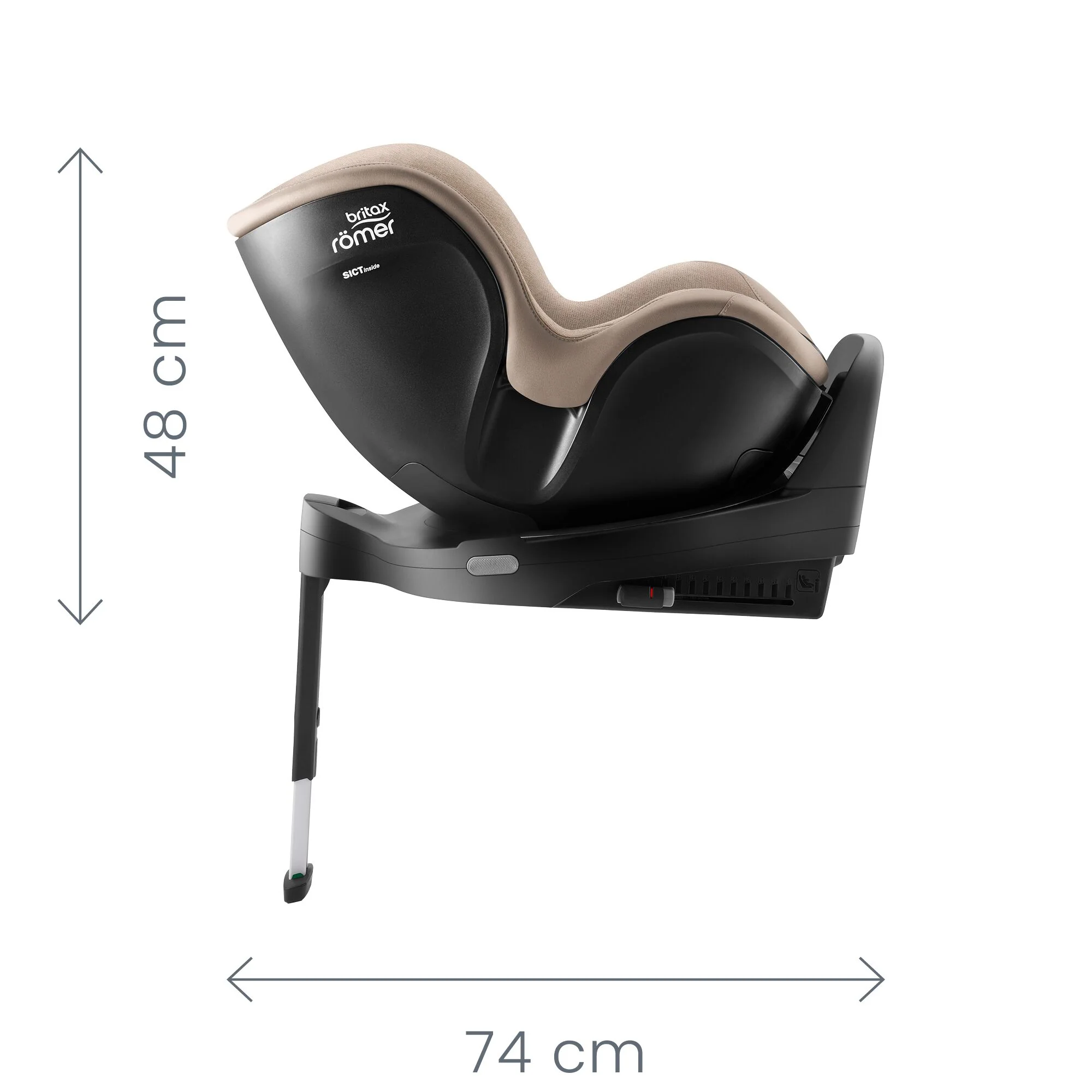 Britax Römer Autosedačka Dualfix Pro M Classic, Deep Black 1