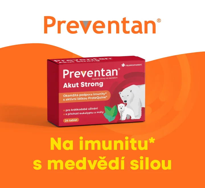 Preventan Akut Strong. Na imunitu s medvědí silou.