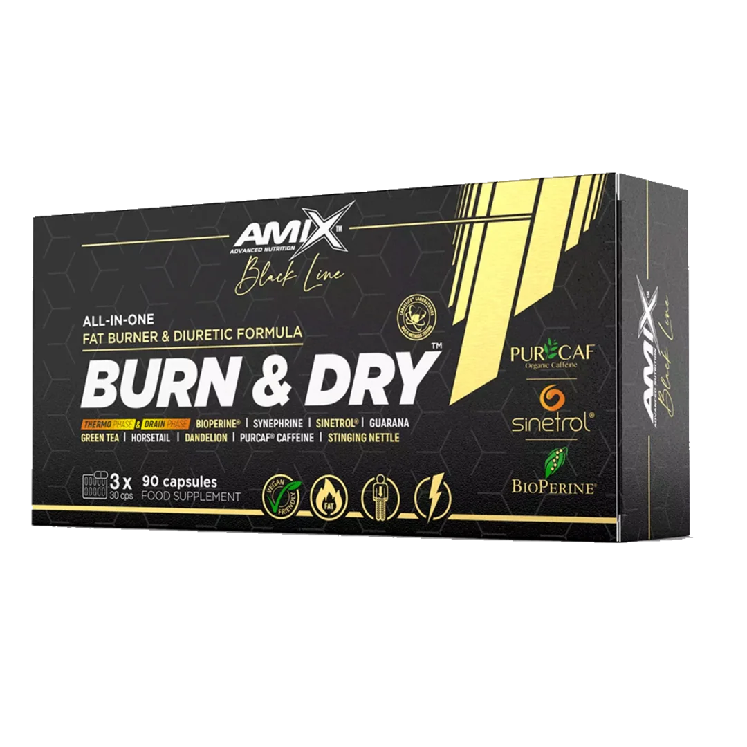 Amix Nutrition Black Line Burn & Dry Blister - 90 kapslí