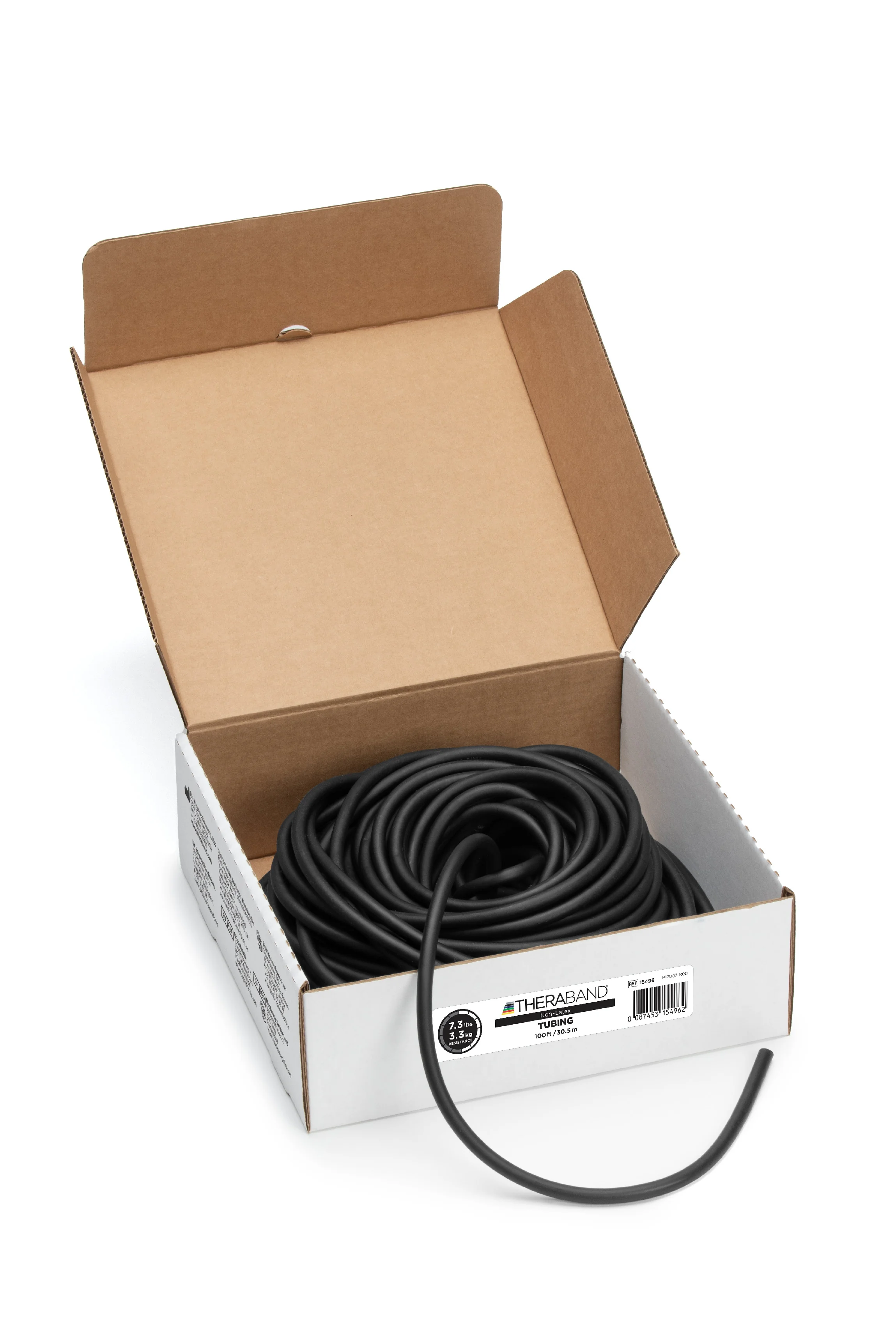 Thera-Band Tubing 7,5 m, černá, speciálně silná