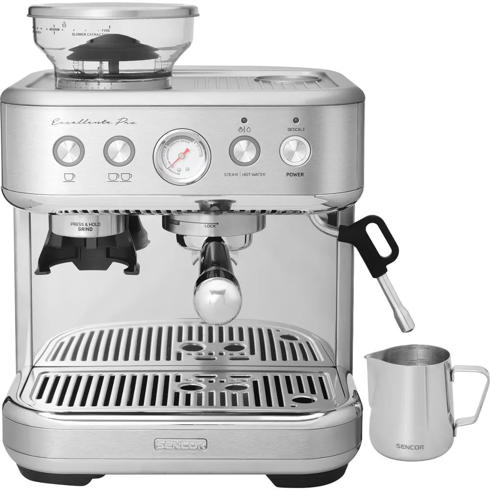 SENCOR SES 6010SS Espresso pákový kávovar stříbrný