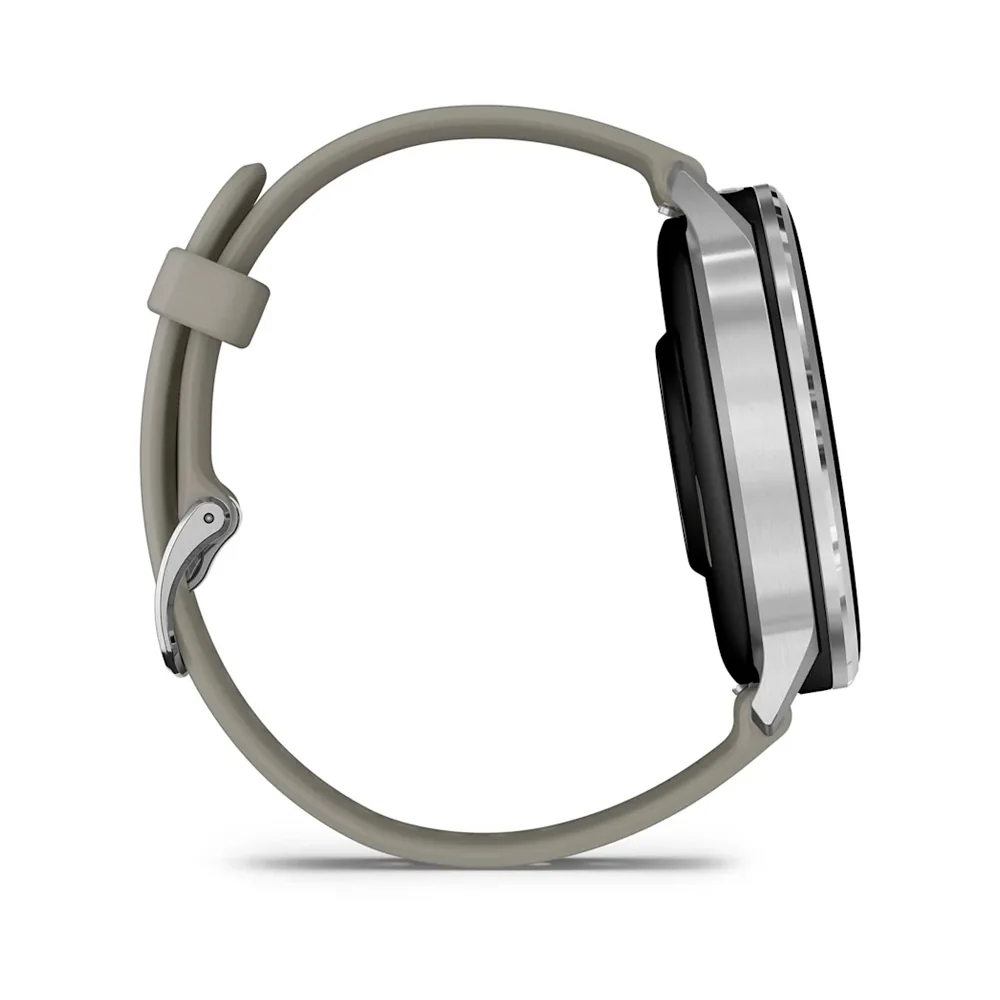Garmin Venu 4 45 mm chytré hodinky Silver/SilverGray Silicone